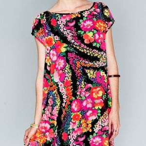 Show Me Your Mumu Zozi Babydoll Fluorescent Floral Night Out Dress